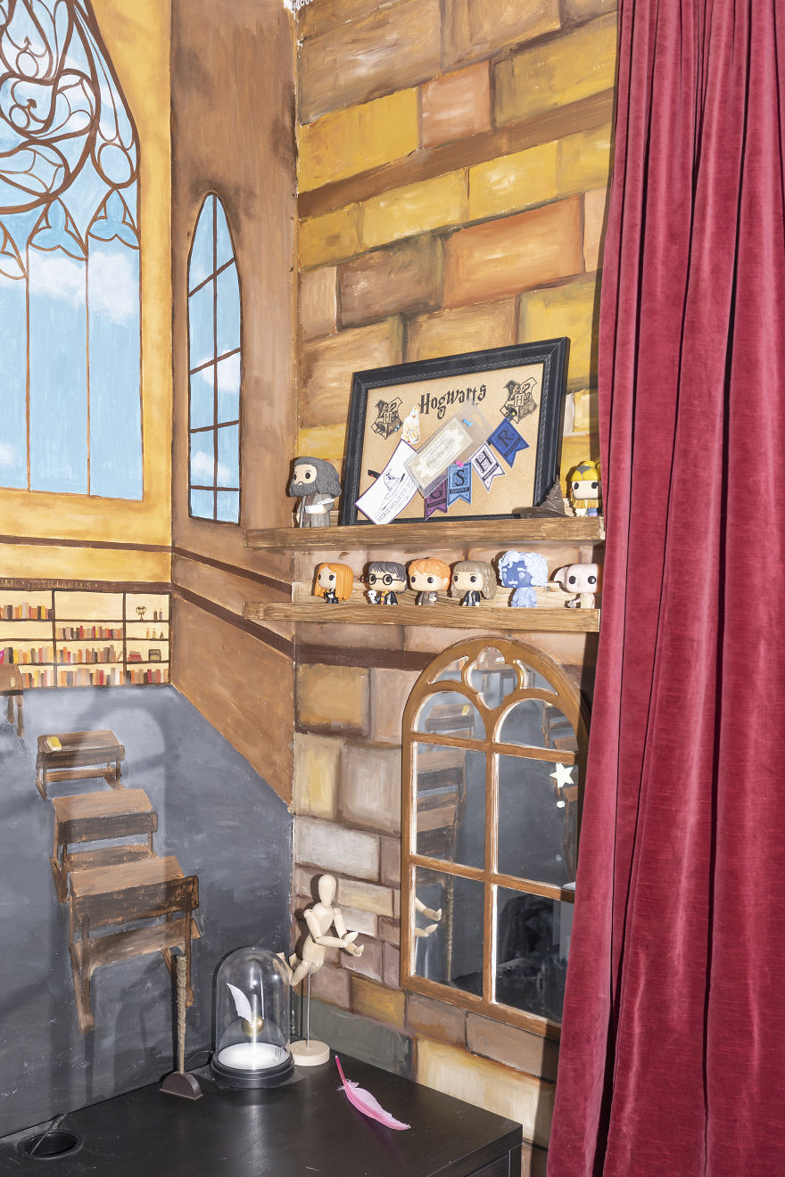 19 Pics Of My Daughter's Bedroom Turned Into Hogwarts 19 Pics Of My Daughter's Bedroom Turned Into Hogwarts