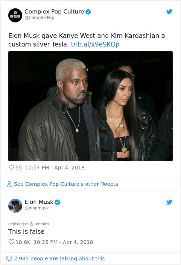 Elon Musk Responding To Fake News 