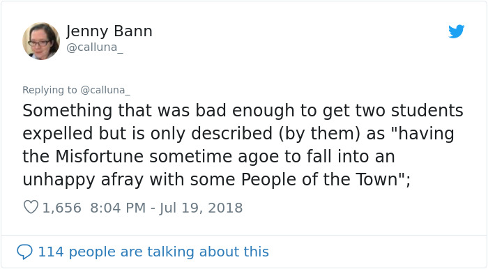 Woman Shares 18th Century Student Disciplinary Records In Response To 'Millennials Are The Worst' Claim Woman Shares 18th Century Student Disciplinary Records In Response To 'Millennials Are The Worst' Claim