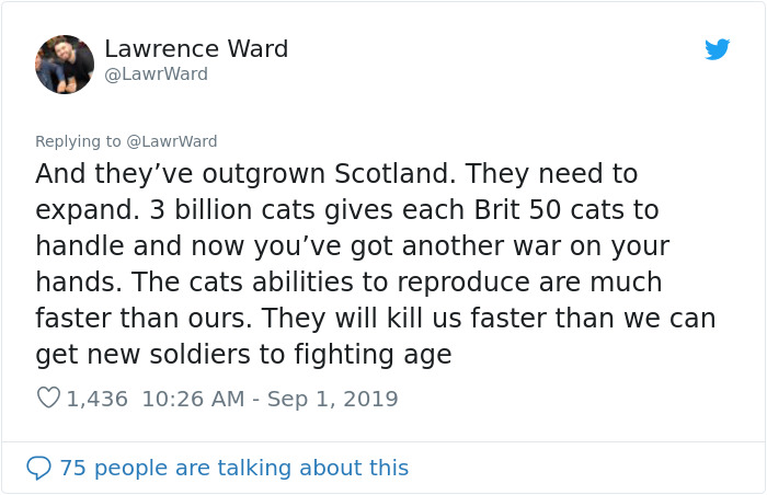 This Thread Detailing How Cats Could Take Over Scotland Is Hilarious