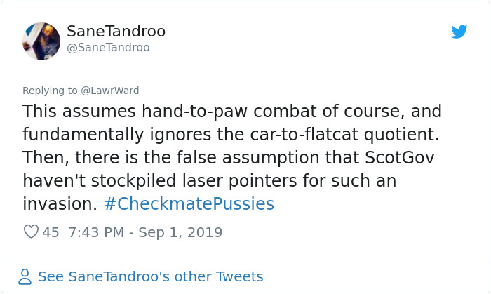 This Thread Detailing How Cats Could Take Over Scotland Is Hilarious