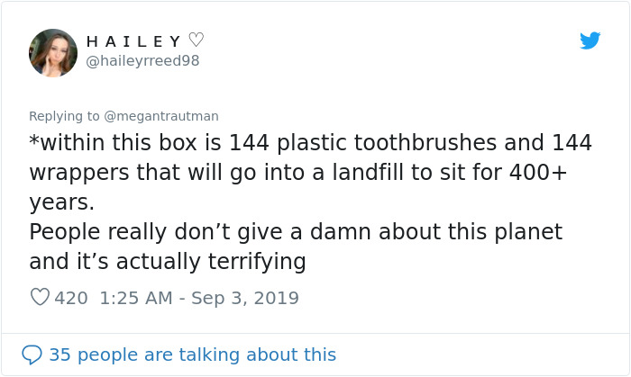 People Are Disgusted With How Wasteful This Woman Is With Her Use Of Pre-Pasted Toothbrushes