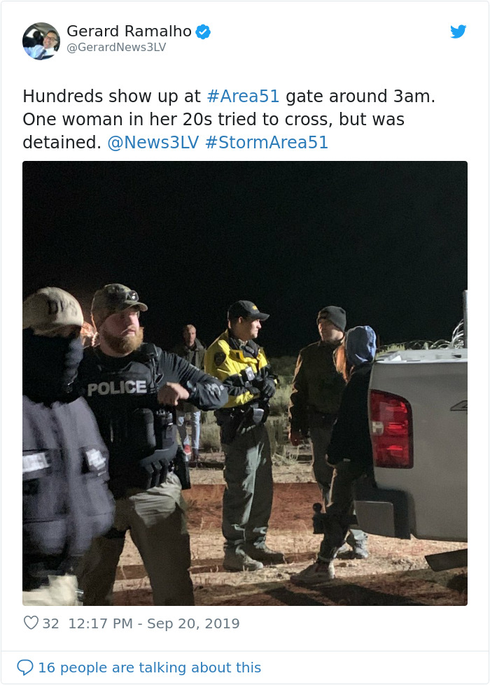 People Are Reporting Live From Area 51 And Here&rsquo;s How It Looks