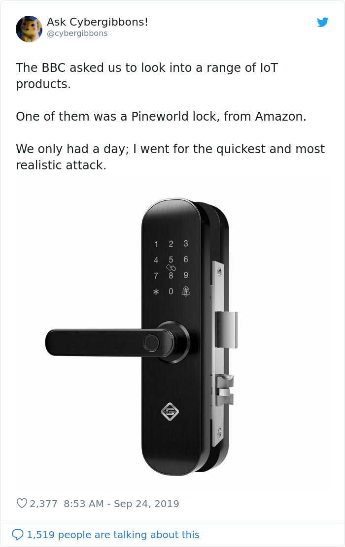 Person Reviews Expensive Smart Lock On Twitter, Shows How Most Burglars Can 'Outsmart' It In Just 10 Seconds Person Reviews Expensive Smart Lock On Twitter, Shows How Most Burglars Can 'Outsmart' It In Just 10 Seconds