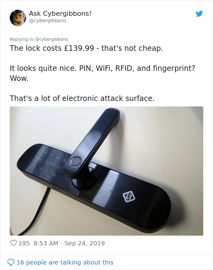 Person Reviews Expensive Smart Lock On Twitter, Shows How Most Burglars Can 'Outsmart' It In Just 10 Seconds Person Reviews Expensive Smart Lock On Twitter, Shows How Most Burglars Can 'Outsmart' It In Just 10 Seconds