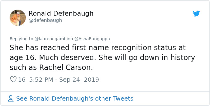 Trump Mocks Greta Thunberg's Speech, She Shades Him In Her Twitter Bio Trump Mocks Greta Thunberg's Speech, She Shades Him In Her Twitter Bio