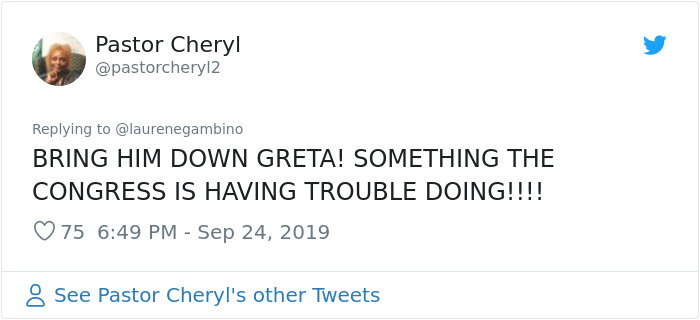 Trump Mocks Greta Thunberg's Speech, She Shades Him In Her Twitter Bio Trump Mocks Greta Thunberg's Speech, She Shades Him In Her Twitter Bio