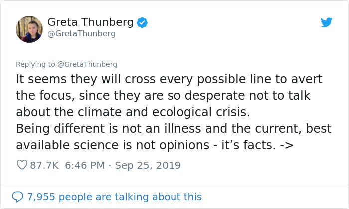 Climate Change Activist Greta Thunberg Just Roasted Her Critics In A Viral Twitter Thread Climate Change Activist Greta Thunberg Just Roasted Her Critics In A Viral Twitter Thread