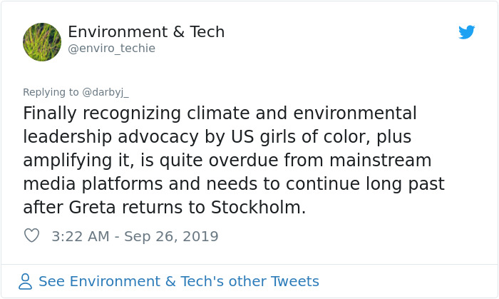 Here's The Other Young Climate Change Activists That Are Making A Difference Who Aren't Talked About Much