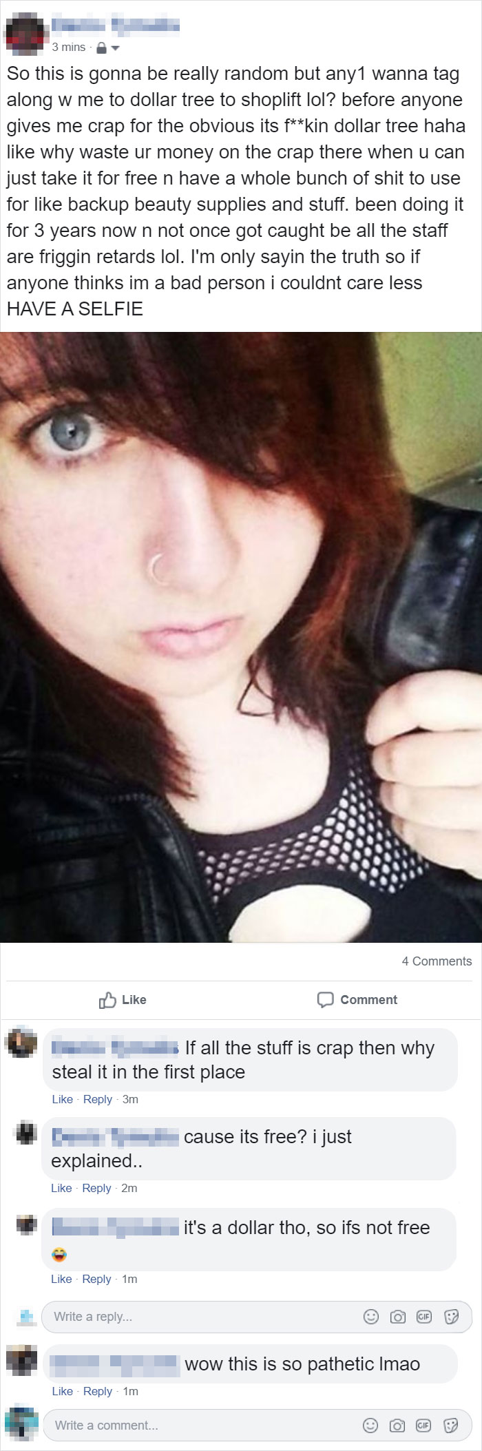 Girl Wants Some Company To Go Steal From The Dollar Store