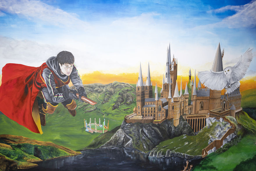 19 Pics Of My Daughter's Bedroom Turned Into Hogwarts 19 Pics Of My Daughter's Bedroom Turned Into Hogwarts