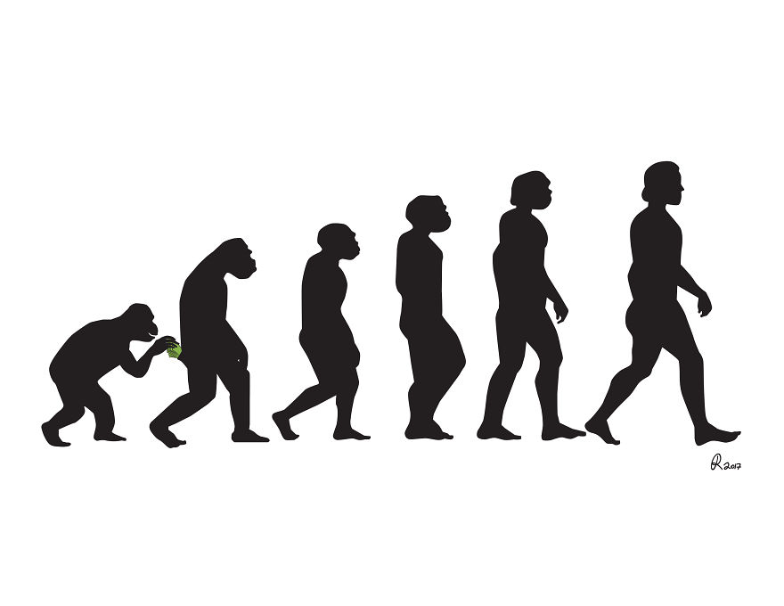 Still Don’t Believe In Evolution?! These Cartoons Take It To The Next Step.