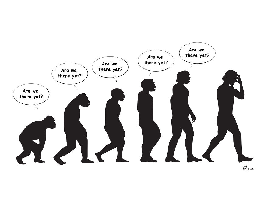 Still Don’t Believe In Evolution?! These Cartoons Take It To The Next Step.
