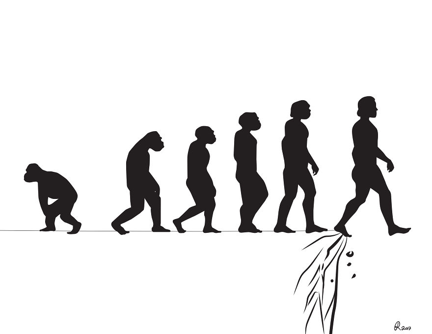 Still Don’t Believe In Evolution?! These Cartoons Take It To The Next Step.
