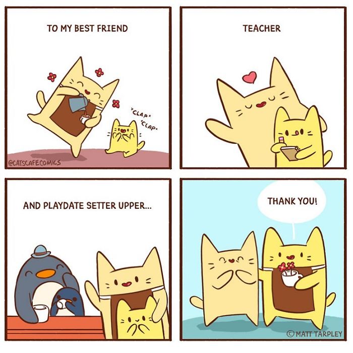 32 Wholesome Comics By Cat's Cafe That Will Brighten Your Day.