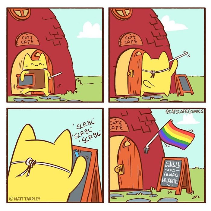 32 Wholesome Comics By Cat's Cafe That Will Brighten Your Day.