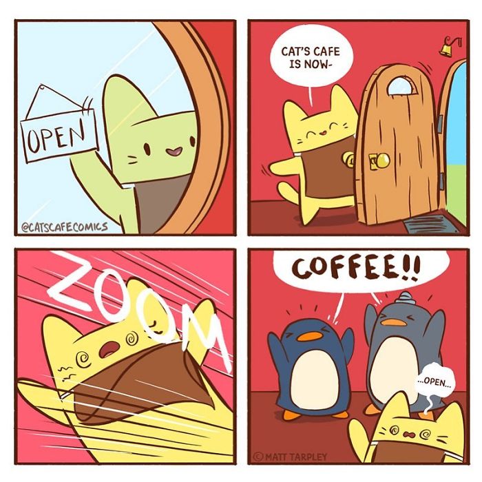 32 Wholesome Comics By Cat's Cafe That Will Brighten Your Day.