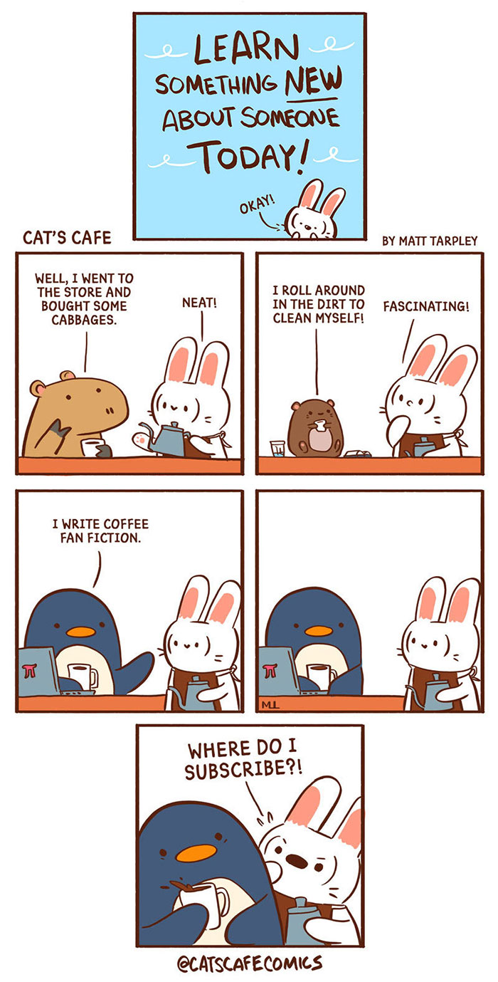 32 Wholesome Comics By Cat's Cafe That Will Brighten Your Day.