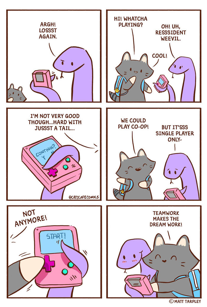 32 Wholesome Comics By Cat's Cafe That Will Brighten Your Day.
