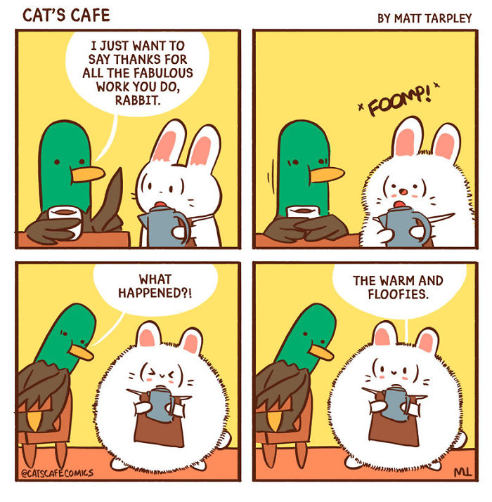 32 Wholesome Comics By Cat's Cafe That Will Brighten Your Day.