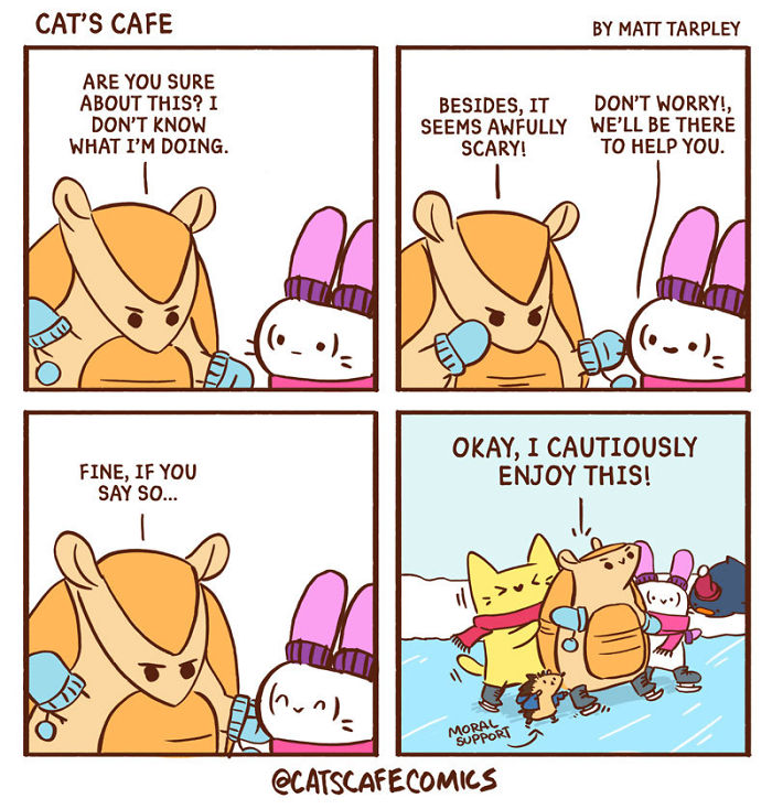 32 Wholesome Comics By Cat's Cafe That Will Brighten Your Day.