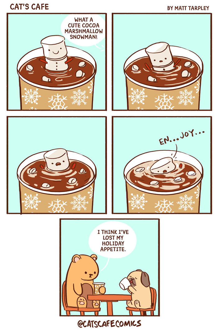 32 Wholesome Comics By Cat's Cafe That Will Brighten Your Day.