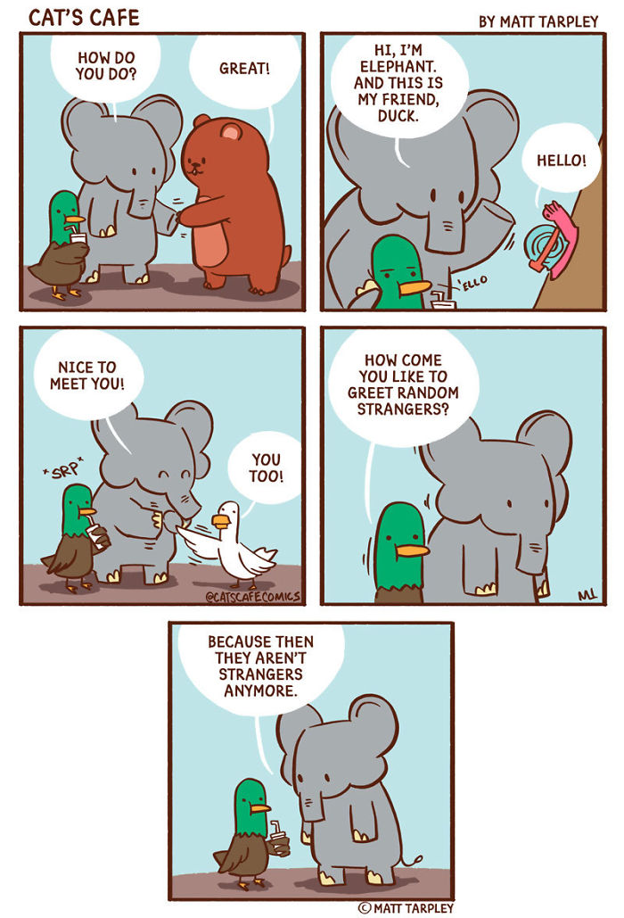 32 Wholesome Comics By Cat's Cafe That Will Brighten Your Day.