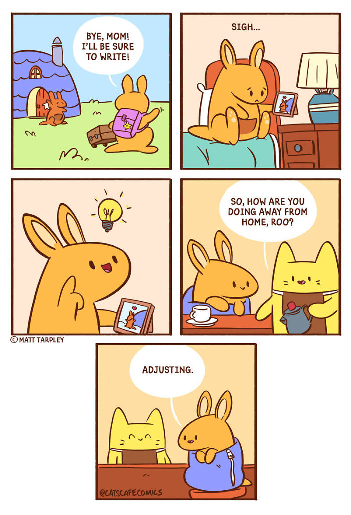 32 Wholesome Comics By Cat's Cafe That Will Brighten Your Day.