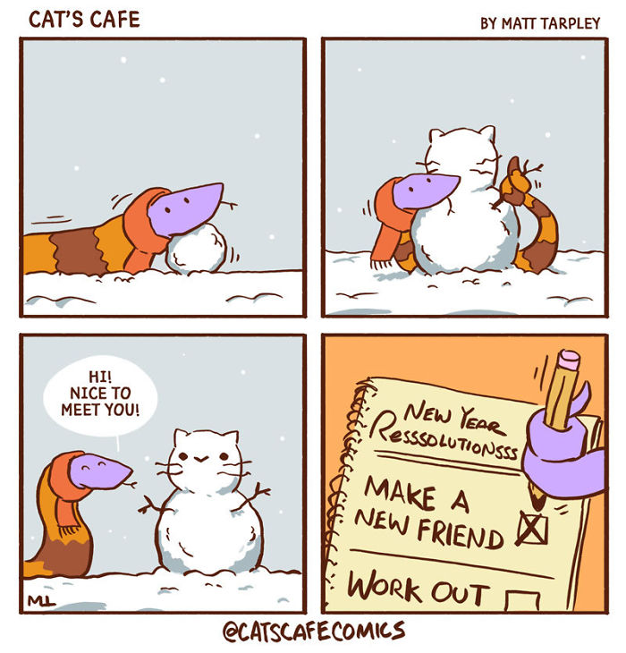 32 Wholesome Comics By Cat's Cafe That Will Brighten Your Day.