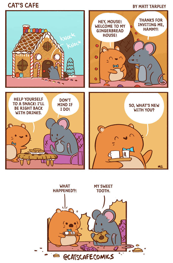 32 Wholesome Comics By Cat's Cafe That Will Brighten Your Day.