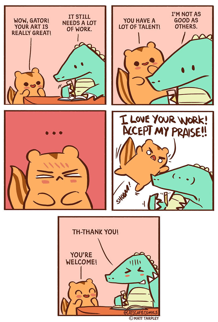 32 Wholesome Comics By Cat's Cafe That Will Brighten Your Day.
