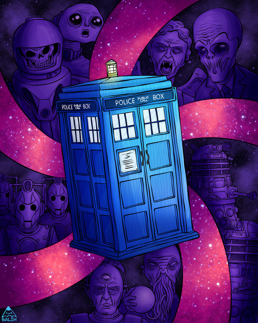 I Create Fan Art Illustrations For My Favorite Comics, TV Shows, And Movies