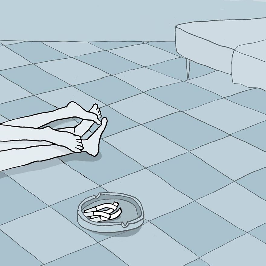 Artist Captures Moments Of Relationships Brightly In Illustrations