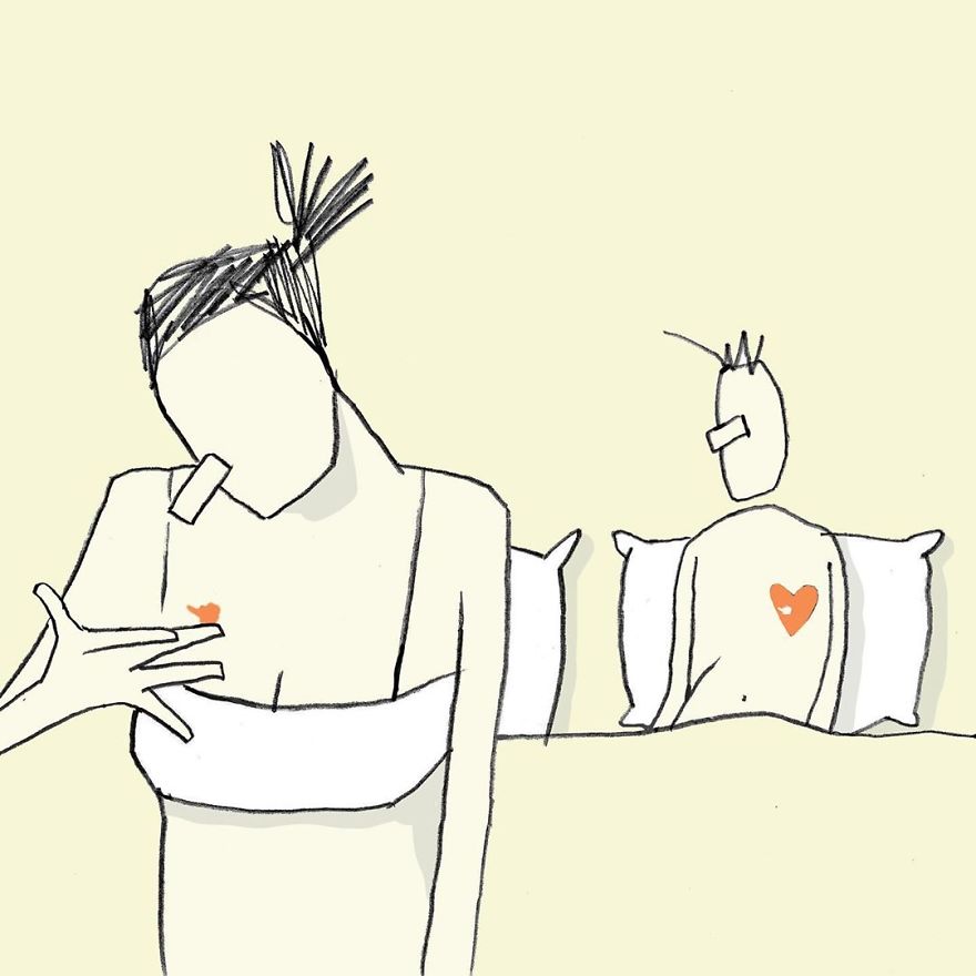 Artist Captures Moments Of Relationships Brightly In Illustrations