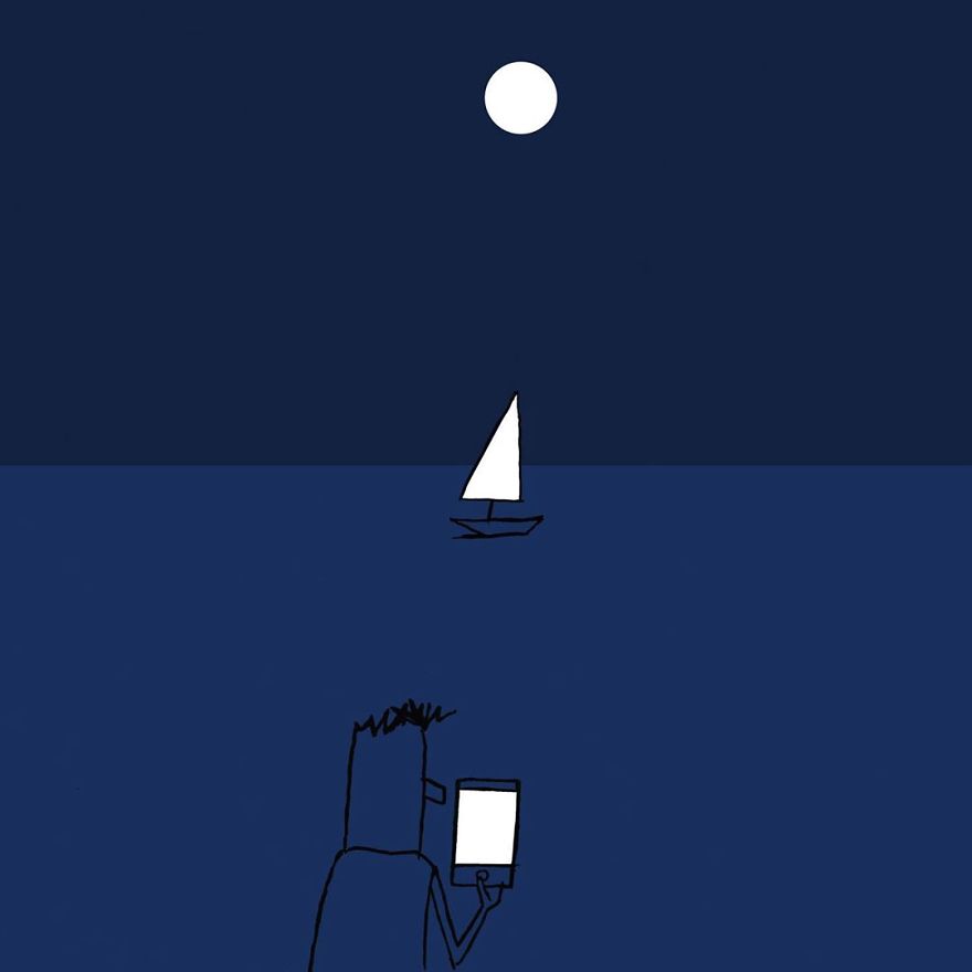 Artist Captures Moments Of Relationships Brightly In Illustrations