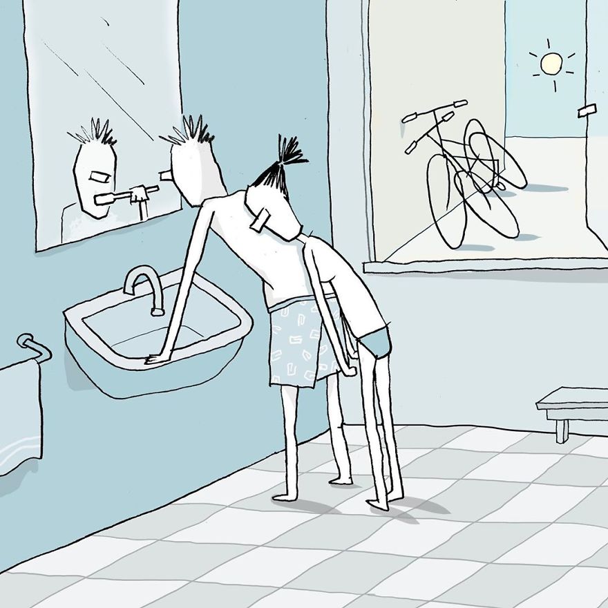 Artist Captures Moments Of Relationships Brightly In Illustrations