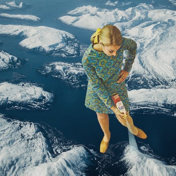 Spraying Snow On Mountains