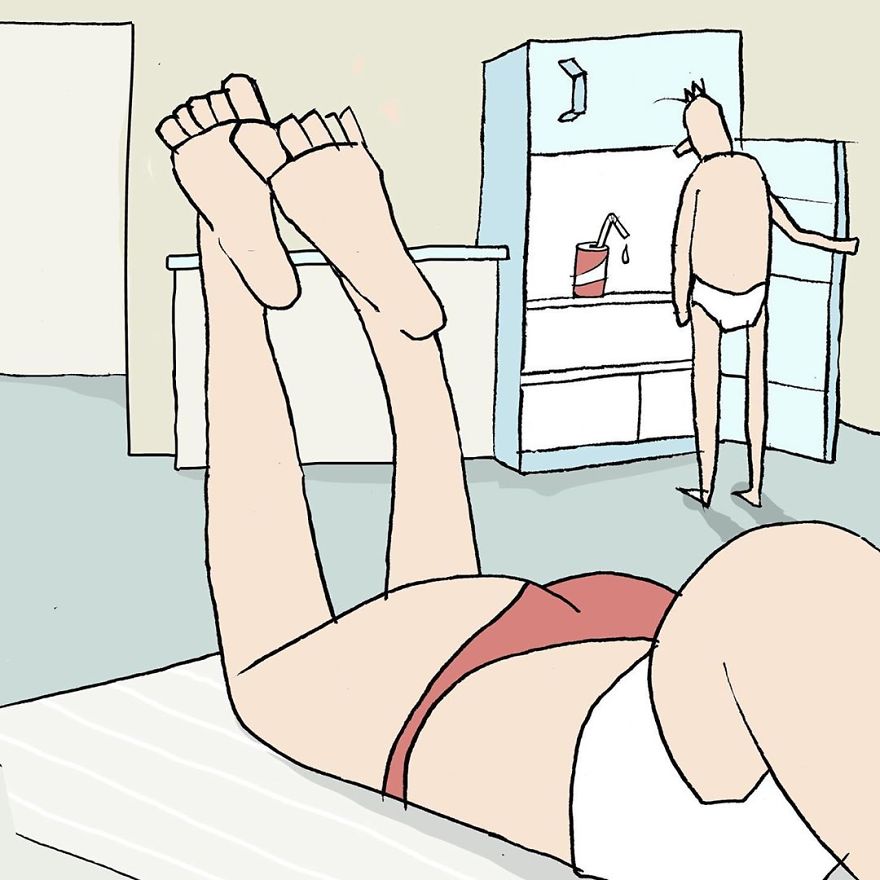 Artist Captures Moments Of Relationships Brightly In Illustrations