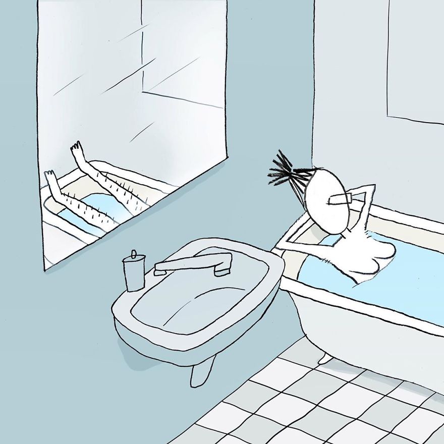 Artist Captures Moments Of Relationships Brightly In Illustrations