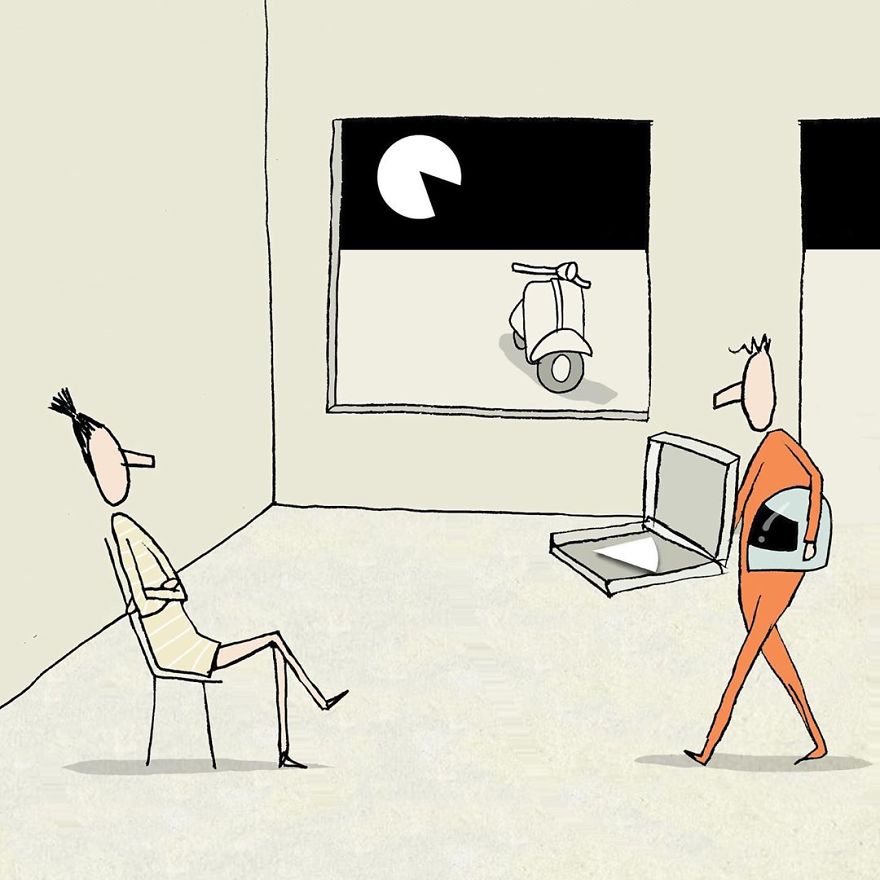 Artist Captures Moments Of Relationships Brightly In Illustrations