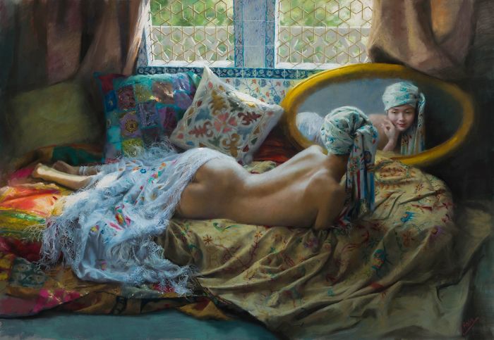 These Paintings Show Feminine Beauty In An Impressive And Poetic Way