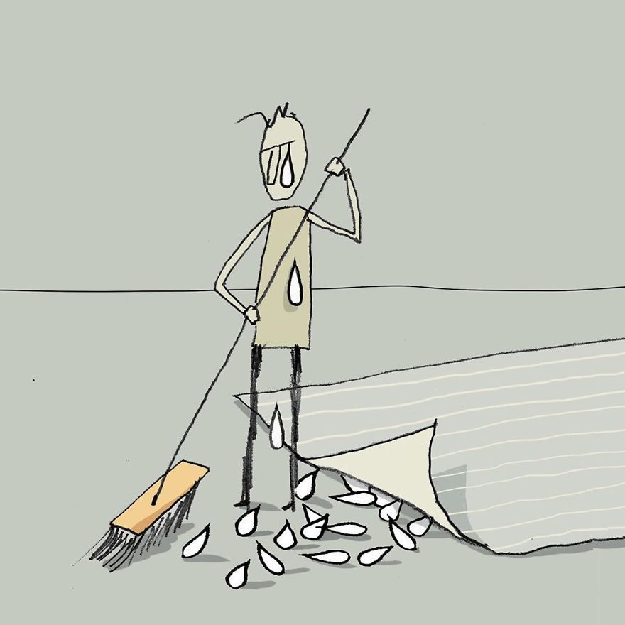 Artist Captures Moments Of Relationships Brightly In Illustrations