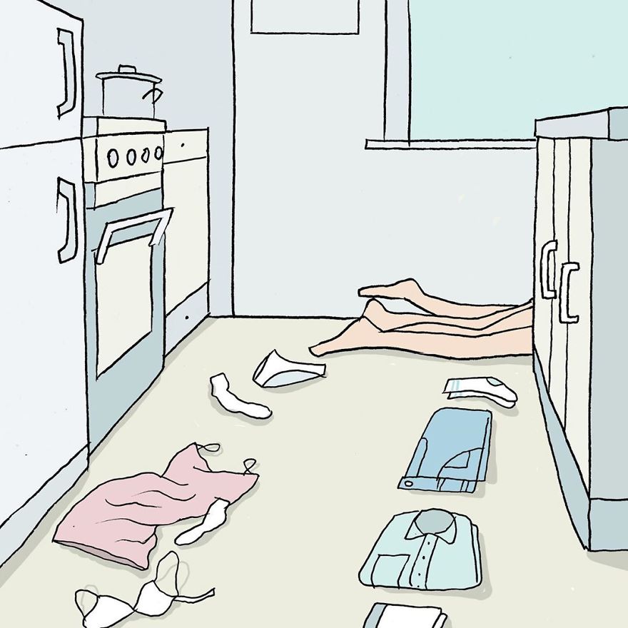 Artist Captures Moments Of Relationships Brightly In Illustrations