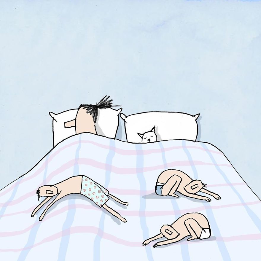 Artist Captures Moments Of Relationships Brightly In Illustrations