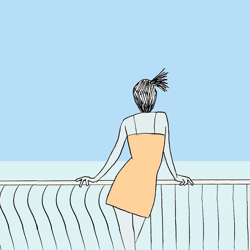 Artist Captures Moments Of Relationships Brightly In Illustrations