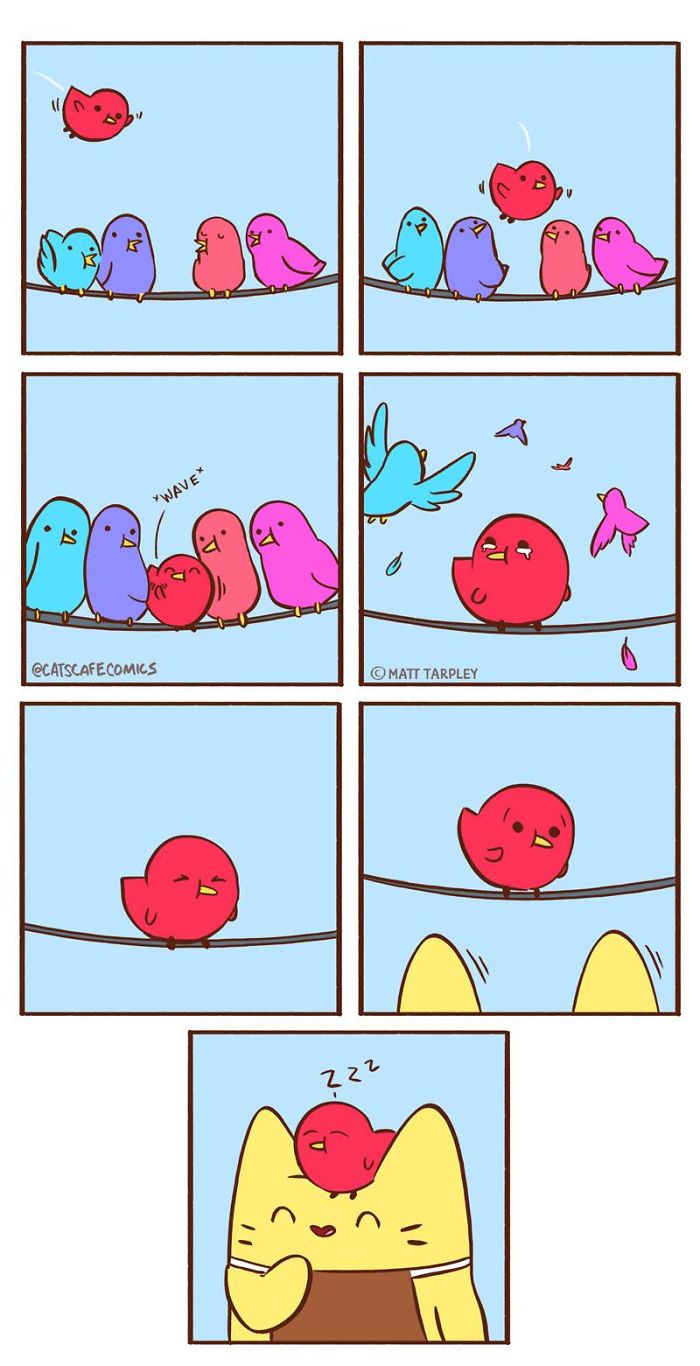 32 Wholesome Comics By Cat's Cafe That Will Brighten Your Day.