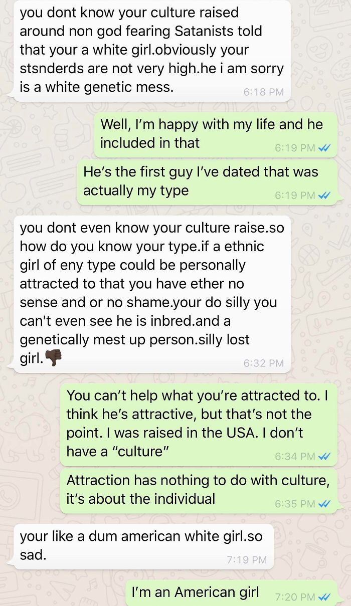 My Estranged Caribbean Father Who I Haven’t Seen In Person Since I Was 4 Believes I Can’t Know My Type Since I’m Not Dating A Black Guy...