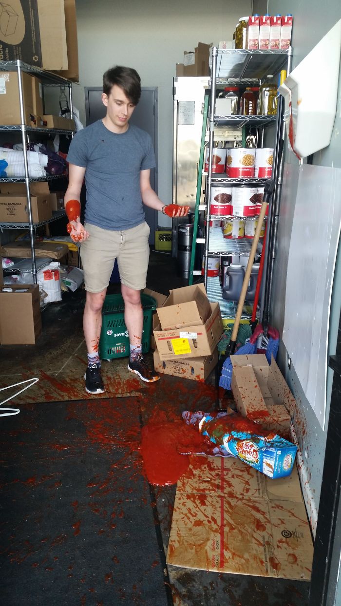 Had Some Trouble With The Ketchup Dispenser At Work
