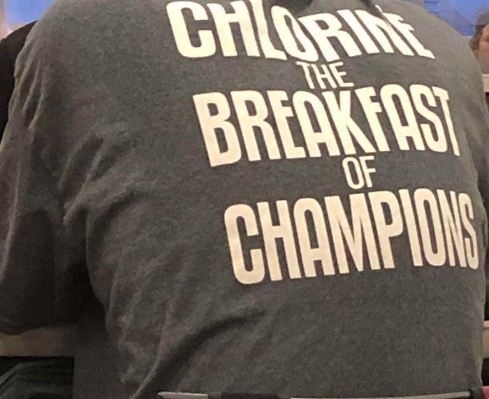 The Shirt Of Our School Swim Team, The Message Makes Sense But It Sounds Like You Want Us To Kill Our Selves...