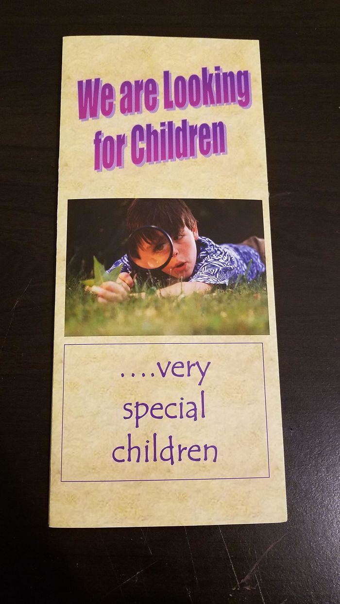 The Pamphlet For My School's Special Needs Program